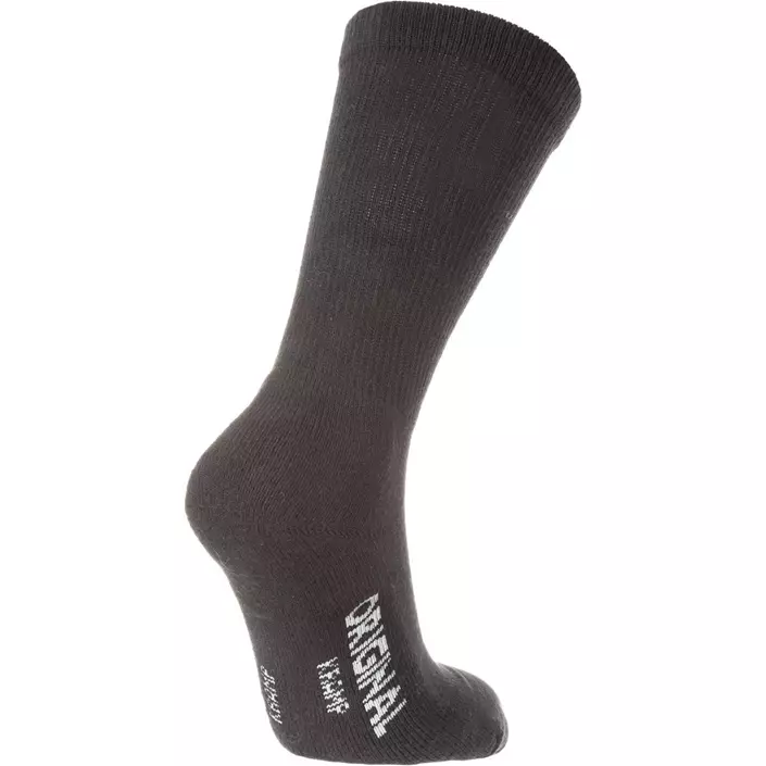 Kramp Original 2-pack leisure- and work socks, Black, Black, large image number 1
