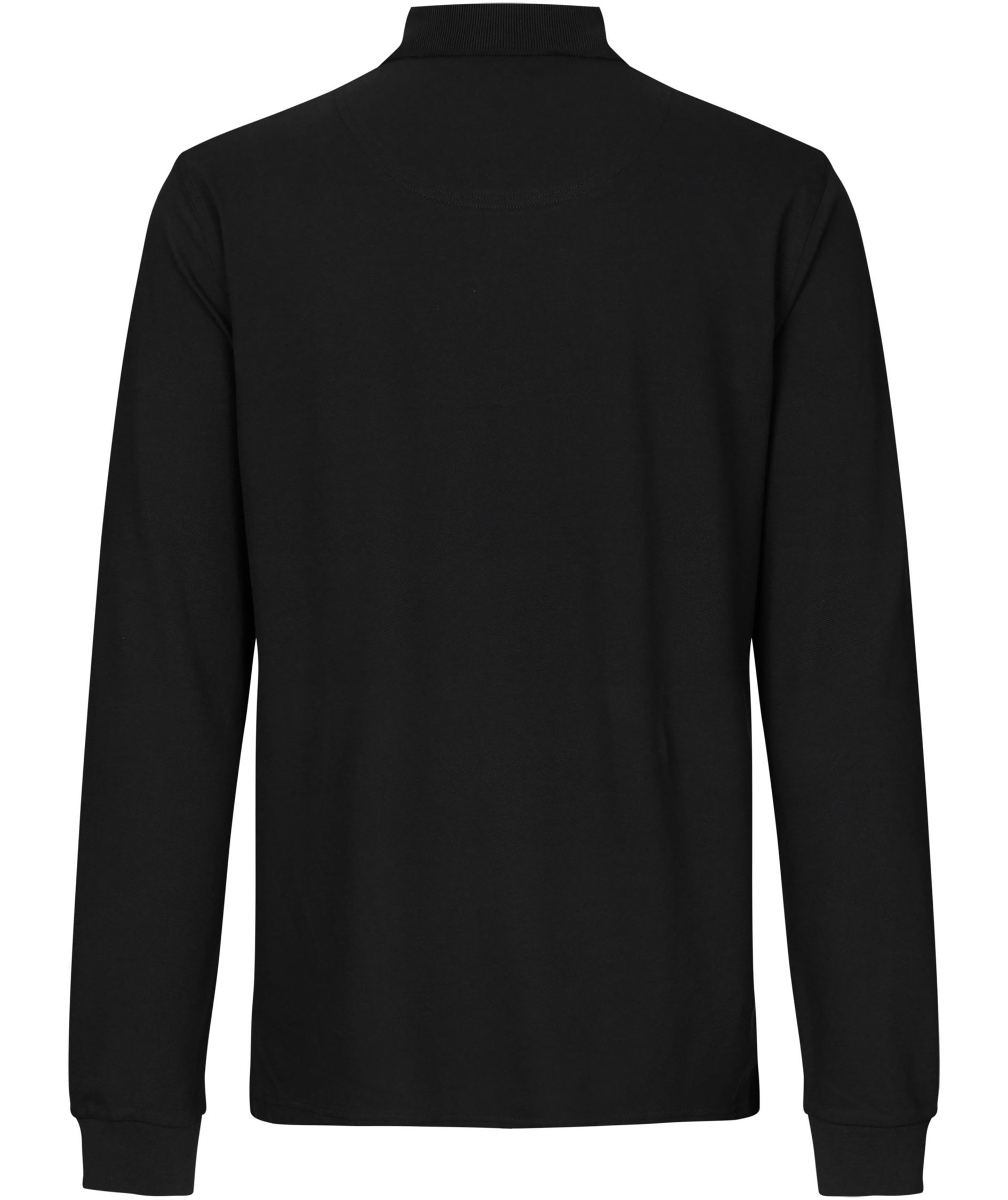ID long-sleeved polo shirt with stretch