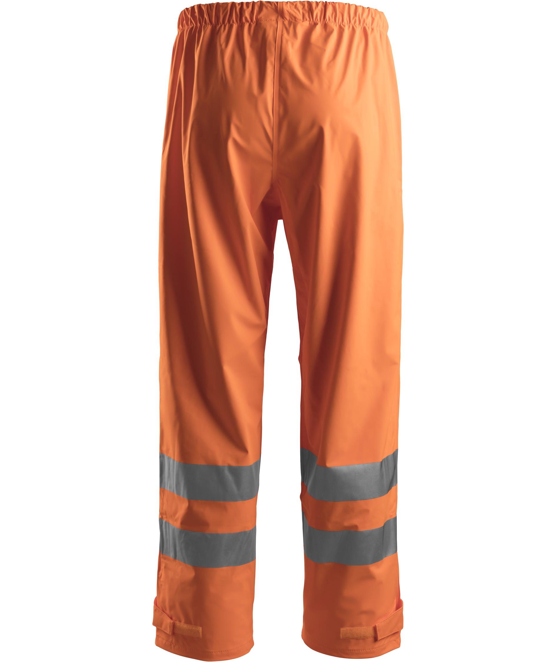 Snickers PU  rain trousers, Orange