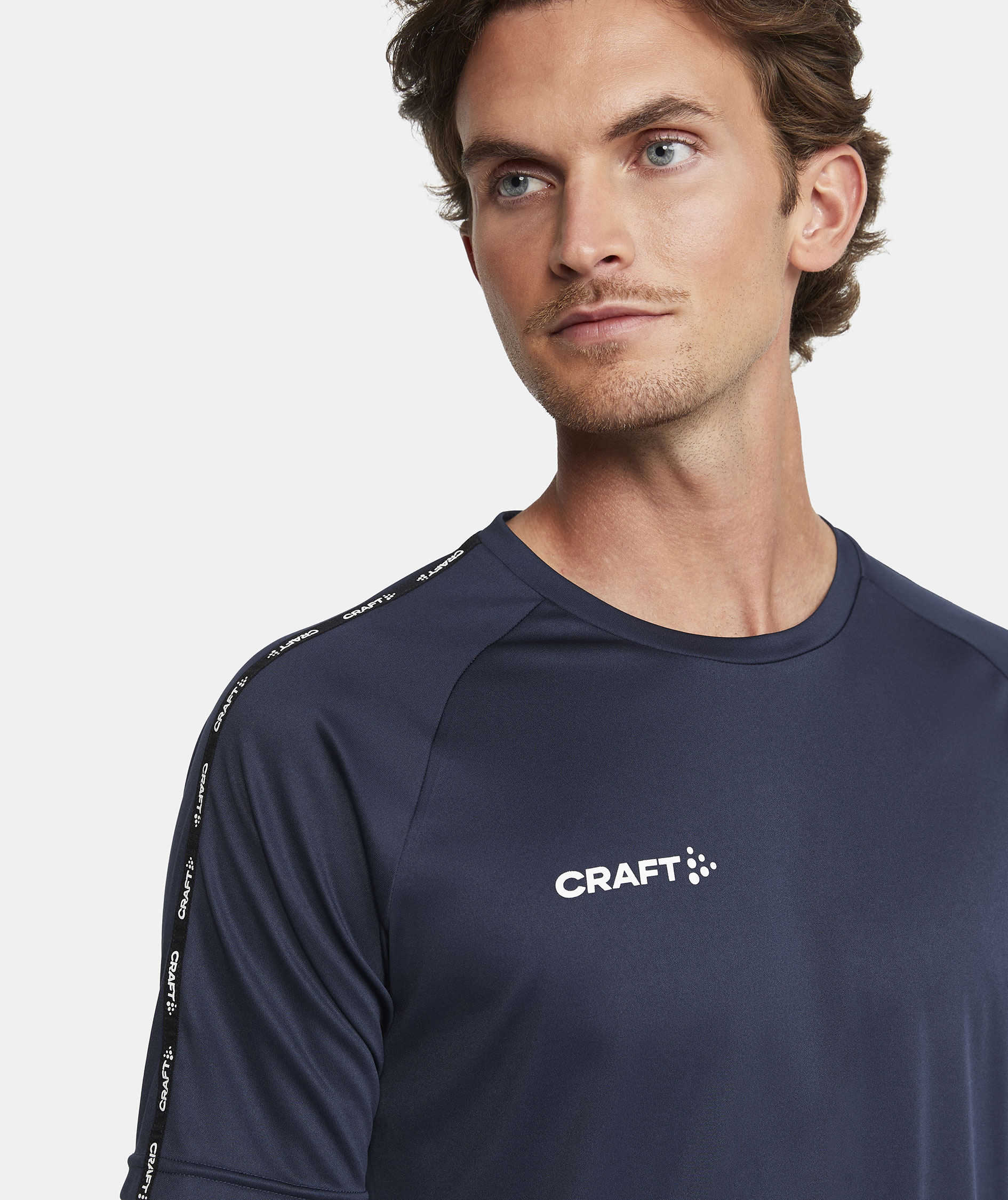 Craft Squad 2.0 Contrast Jersey T-shirt, Navy, large image number 3