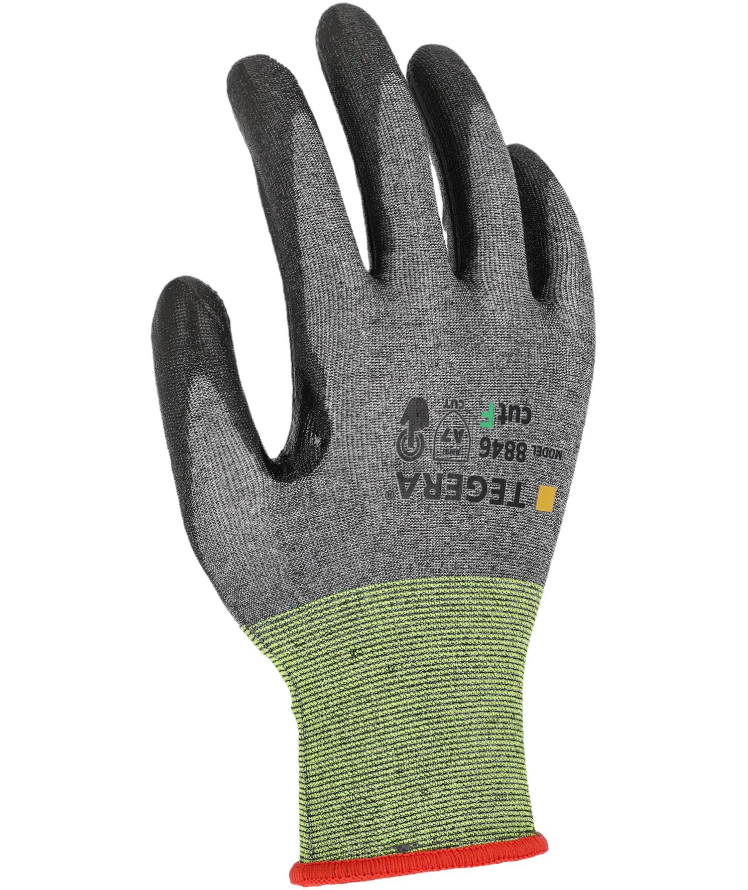Tegera 8846 cut protection gloves Cut F, Black, large image number 1