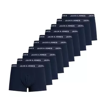 Jack & Jones JACSOLID 10-pak boxershorts, Navy Blazer