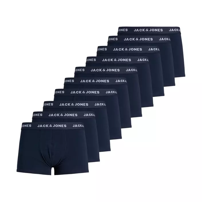 Jack & Jones JACSOLID 10-pack boksershorts, Navy Blazer, large image number 0