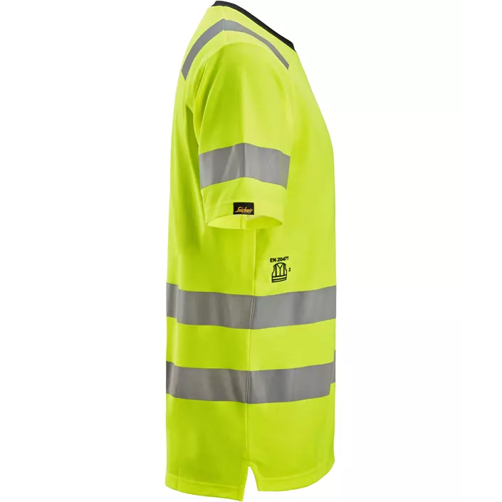 Snickers T-shirt 2536, Hi-Vis Gul, large image number 2