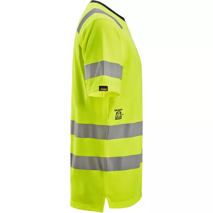 Snickers T-shirt 2536, Hi-Vis Gul, large image number 2