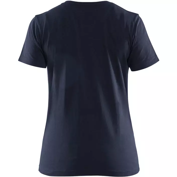 Blåkläder Damen T-Shirt, Dunkel Marine Blau/Schwarz, large image number 1