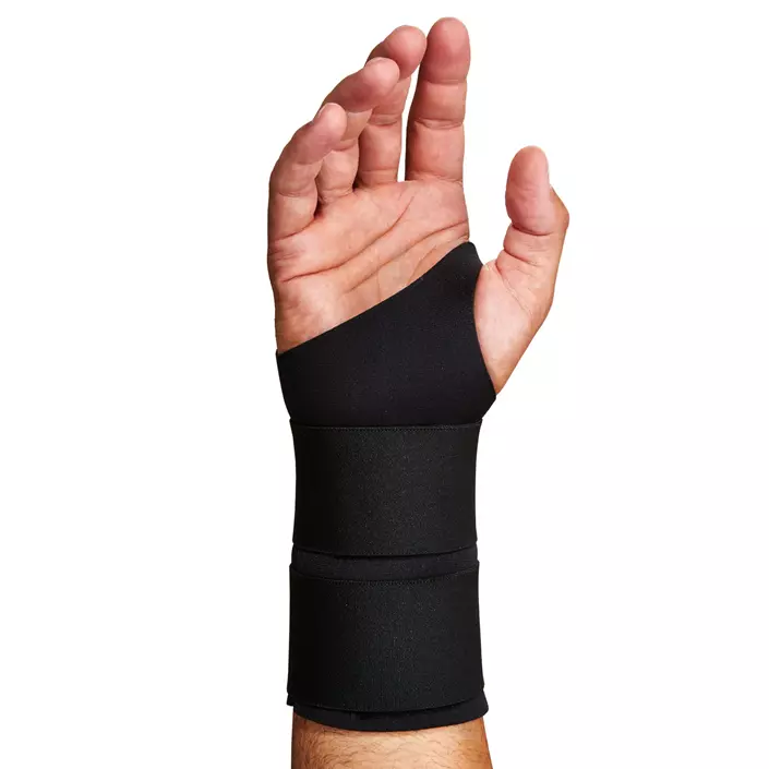 Ergodyne ProFlex 675 Ambidextrous double strap wrist support, Black, large image number 1