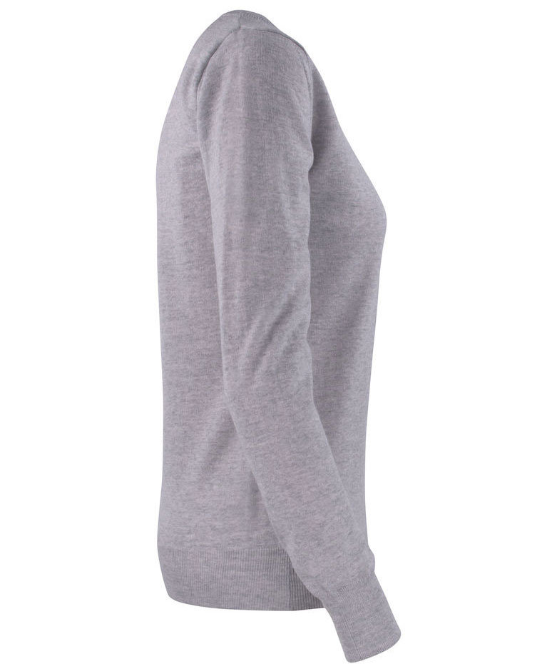 Cutter & Buck Kennewick Crewneck dam med merinoull, Grey melange, large image number 2