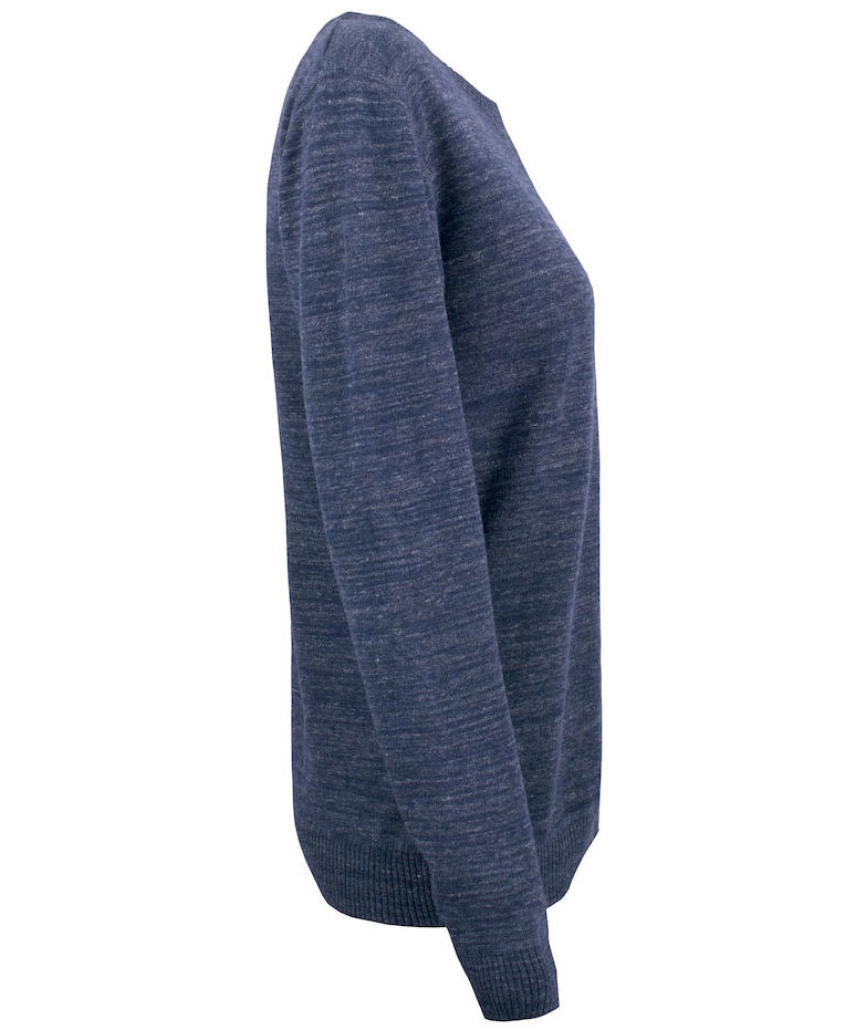 Cutter & Buck Eatonville women's knitted pullover, Navy melange, large image number 2