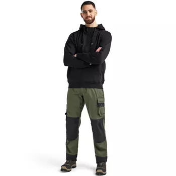 Blåkläder hættetrøje med lynlås