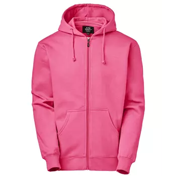 South West Parry hoodie med blixtlås, Cerise