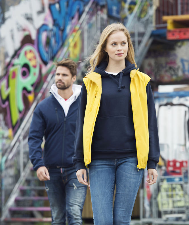 Clique Basic women's softshell vest, Lemon Yellow