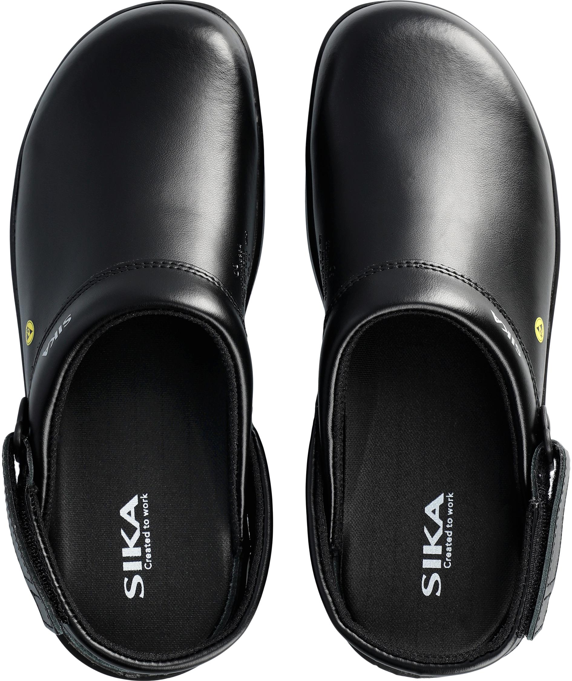 Sika Fusion clogs with heel strap OB, Black, large image number 3