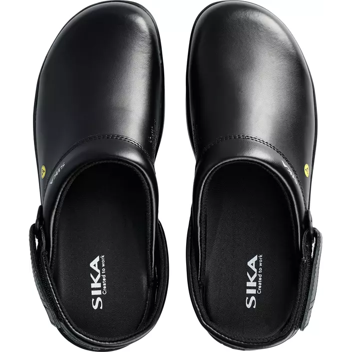 Sika Fusion clogs with heel strap OB, Black, large image number 3