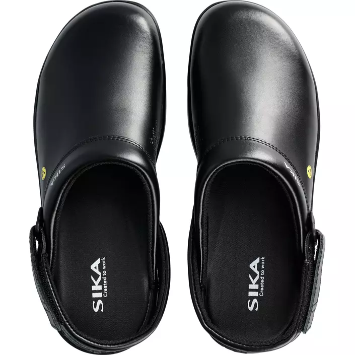Sika Fusion clogs with heel strap OB, Black, large image number 3