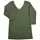 Joha Kate Damen Unterhemd mit 3/4 Ärmeln, Wolle/Seide, Olivgrün, Olivgrün, swatch