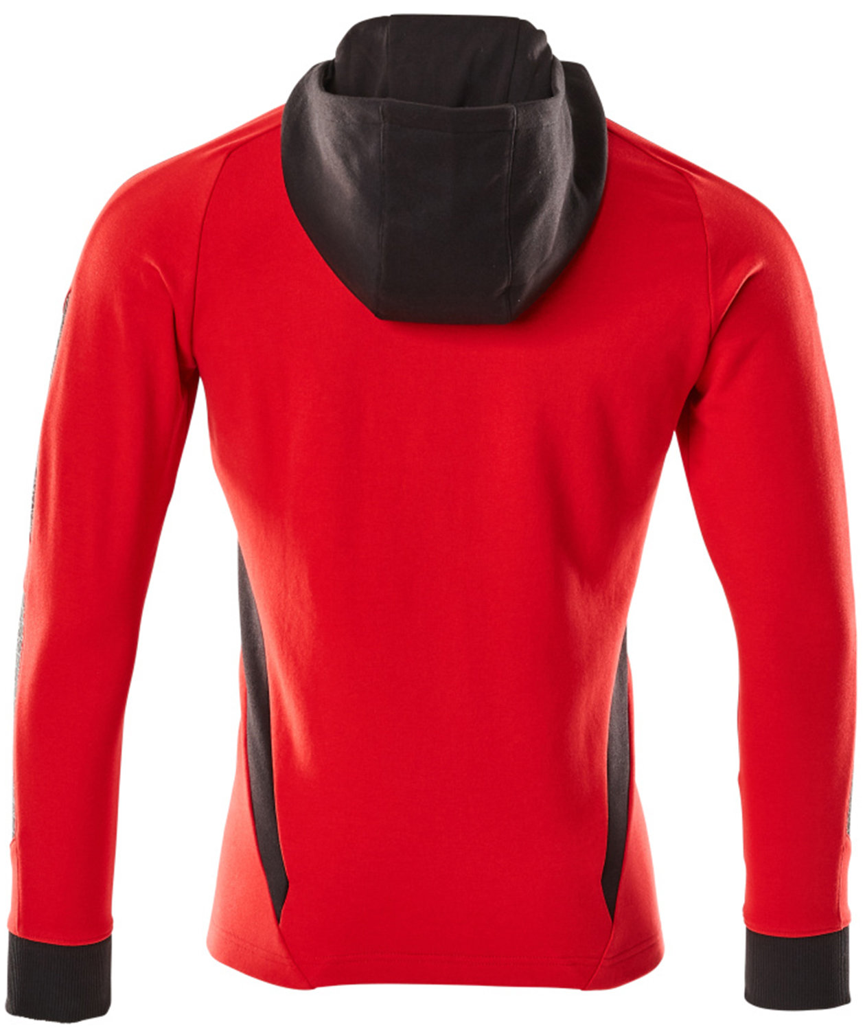 Mascot Accelerate hoodie med blixtl&aring;s, Signal r&ouml;d/svart, large image number 1