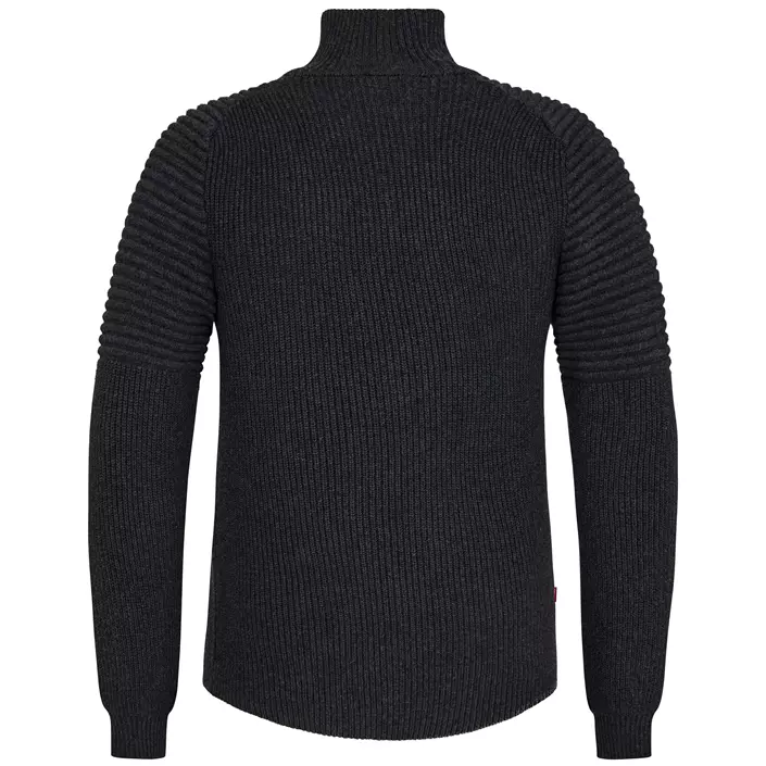 Engel Extend strikket genser med glidelås, Mørk Lynggrå, large image number 1