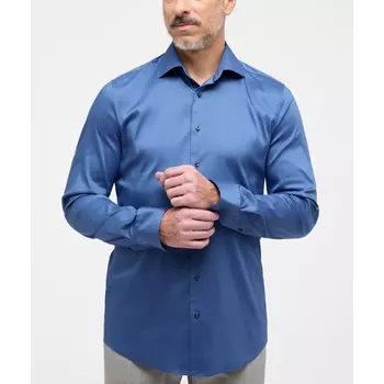 Eterna Performance Slim Fit shirt, Smoke blue