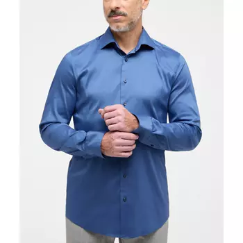 Eterna Performance Slim Fit shirt, Smoke blue