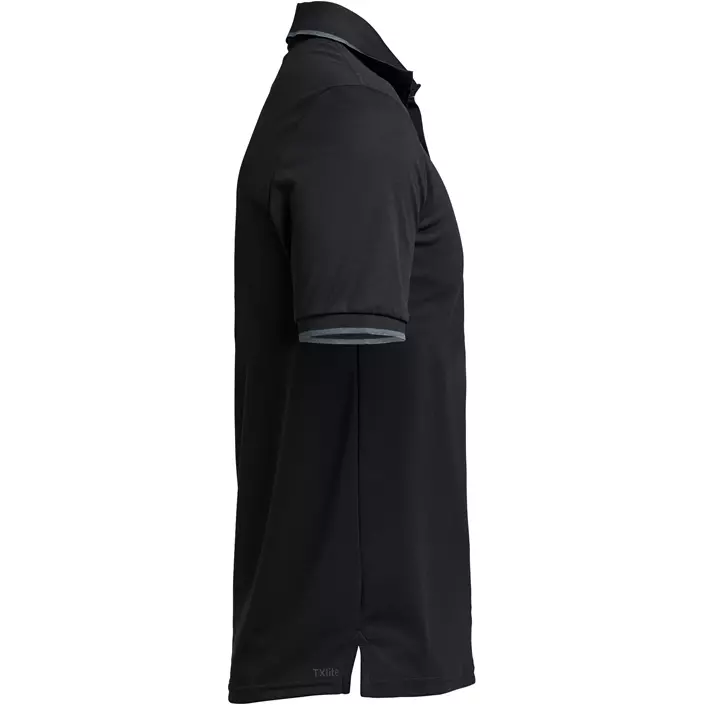 Tenson TXlite Q-dry polo T-shirt, Black, large image number 2