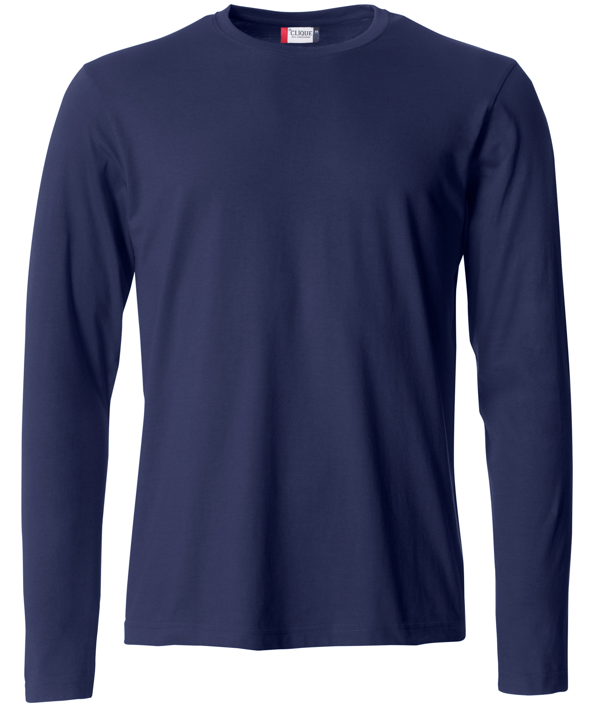 Clique Basic-T long-sleeved t-shirt, Dark navy, Dark navy, swatch