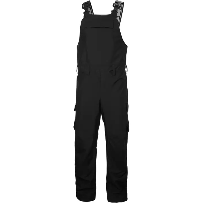 HH Oxford shell bib and brace, Black, large image number 0