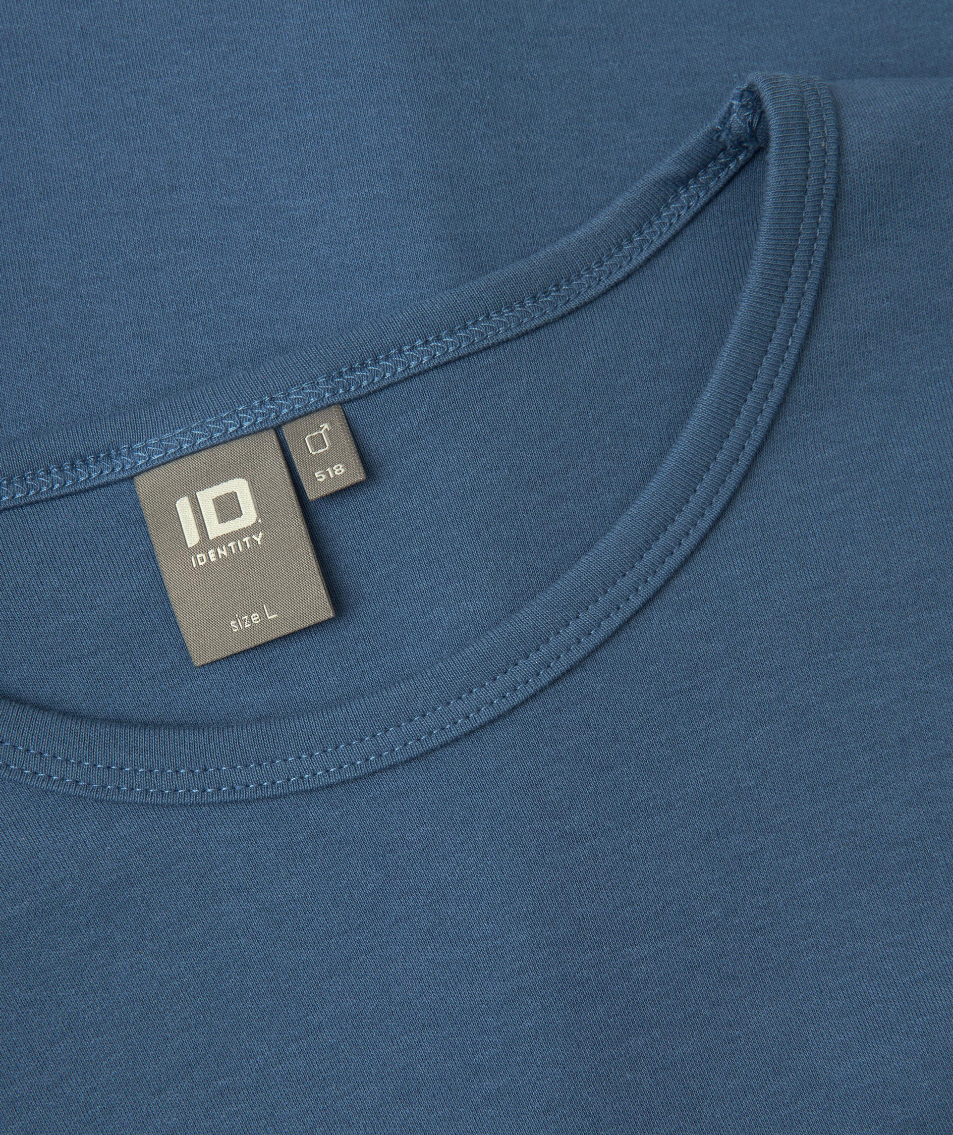 ID Interlock lang&auml;rmeliges T-Shirt, Indigoblau, large image number 3