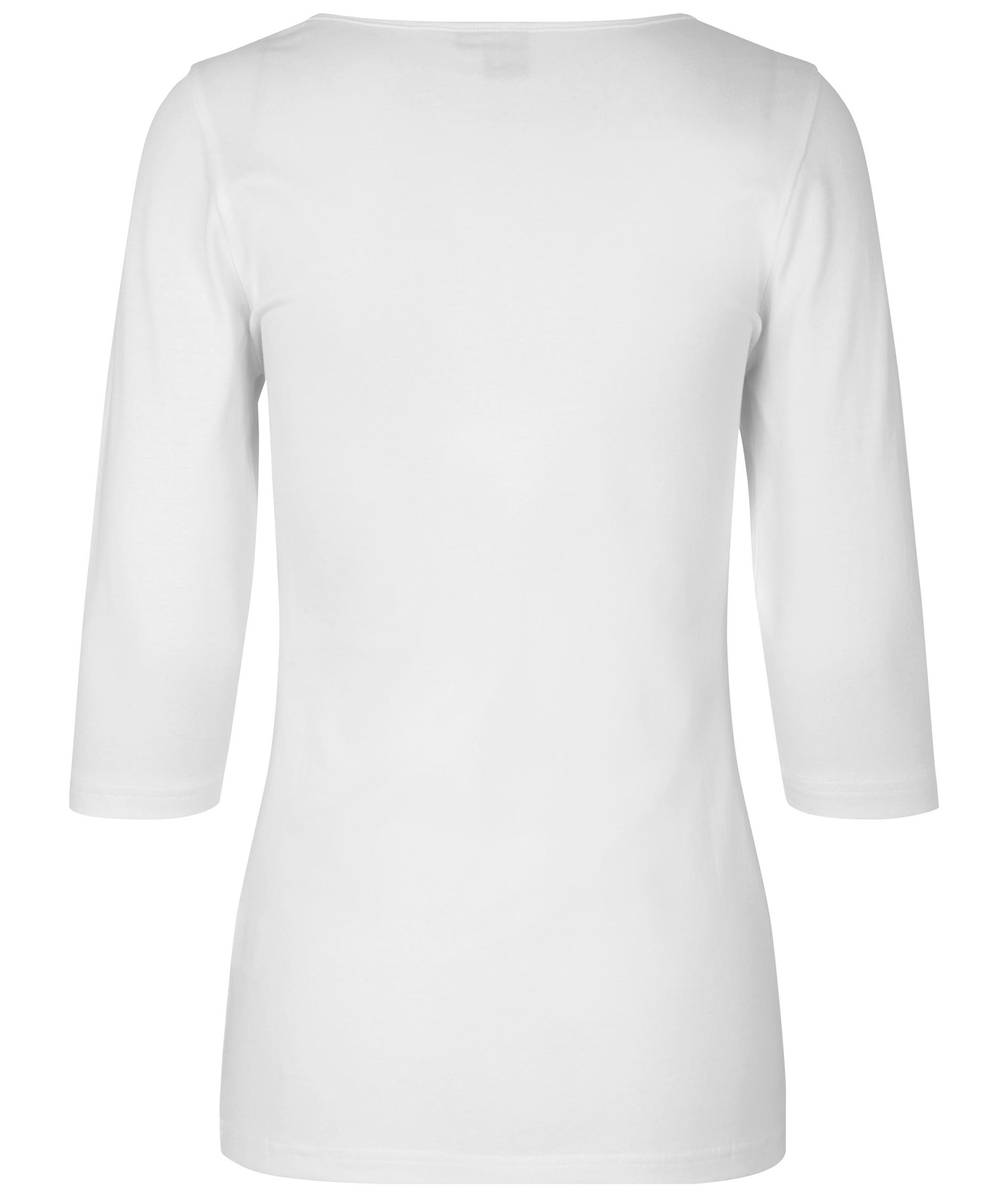 ID 3/4 sleeved women's stretch T-shirt, White, large image number 1