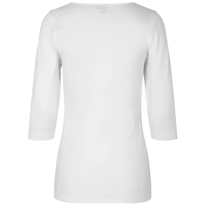 ID 3/4 sleeved women's stretch T-shirt, White, large image number 1