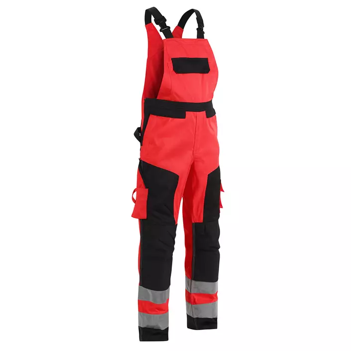 Blåkläder arbejdsoveralls, Hi-vis Rød/Sort, large image number 0