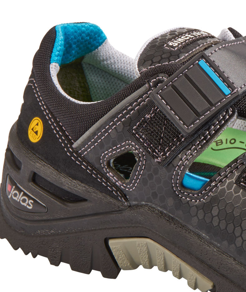 Jalas 9605 Flow women's safety sandal S1P, Black, large image number 2