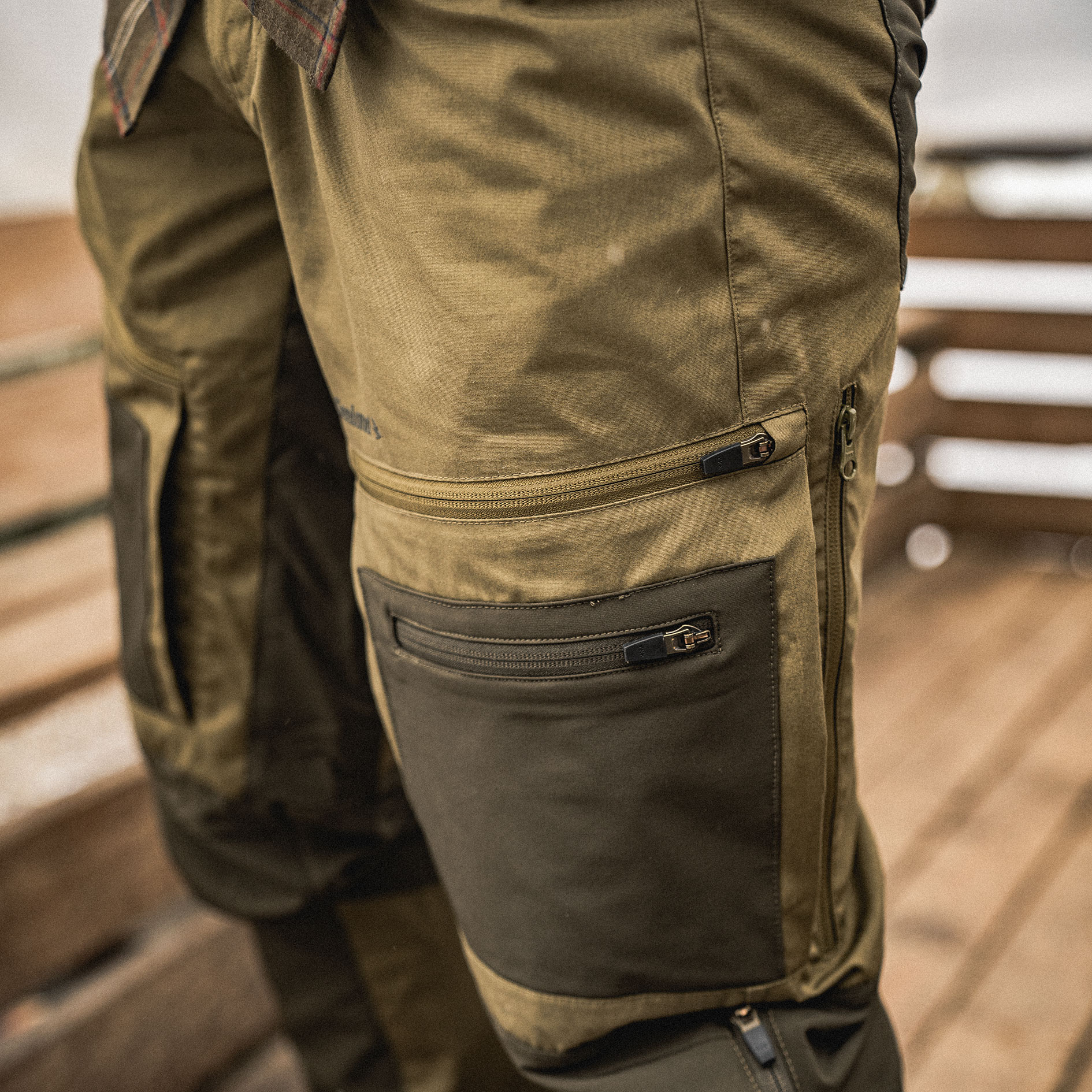 Seeland Hemlock bukser, Military olive/Pine green, large image number 9