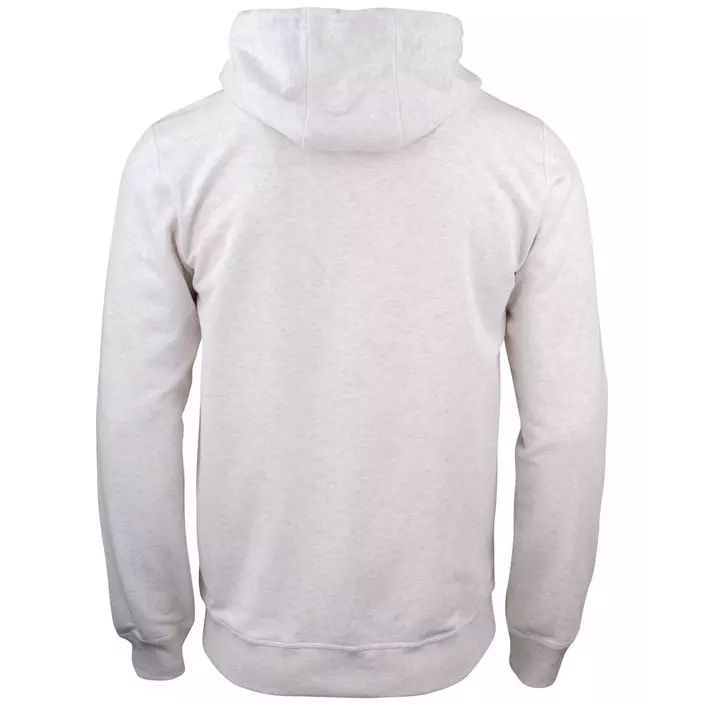 Clique Premium OC hoodie with full zipper, Light grey mottled, large image number 2