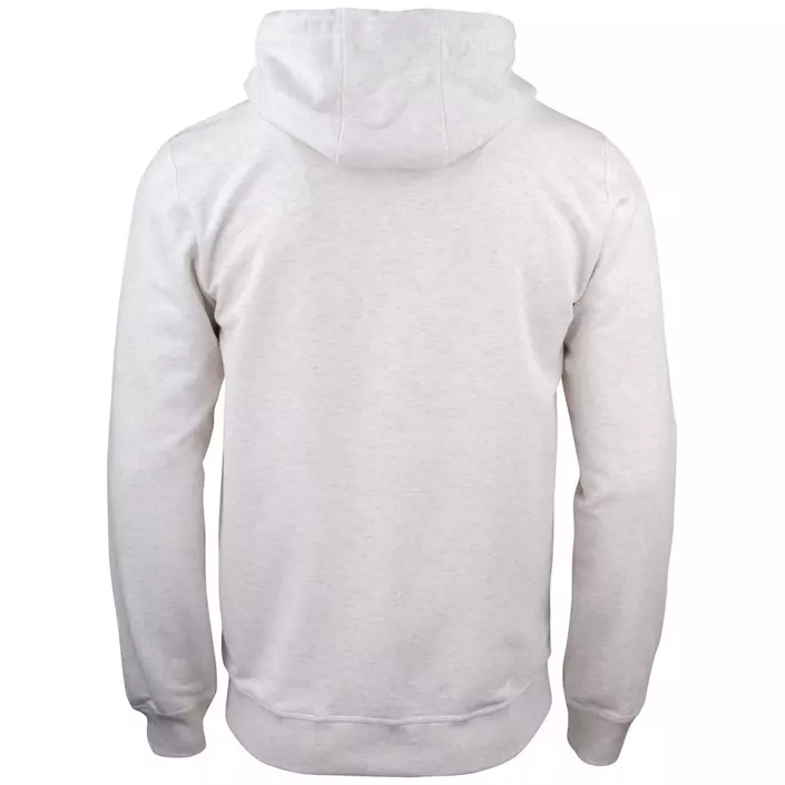 Clique Premium OC hoodie with full zipper, Light grey mottled, large image number 2