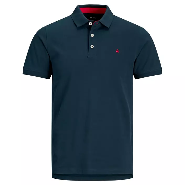 Jack & Jones JJEPAULOS S/S polo shirt, Navy Blazer, large image number 0