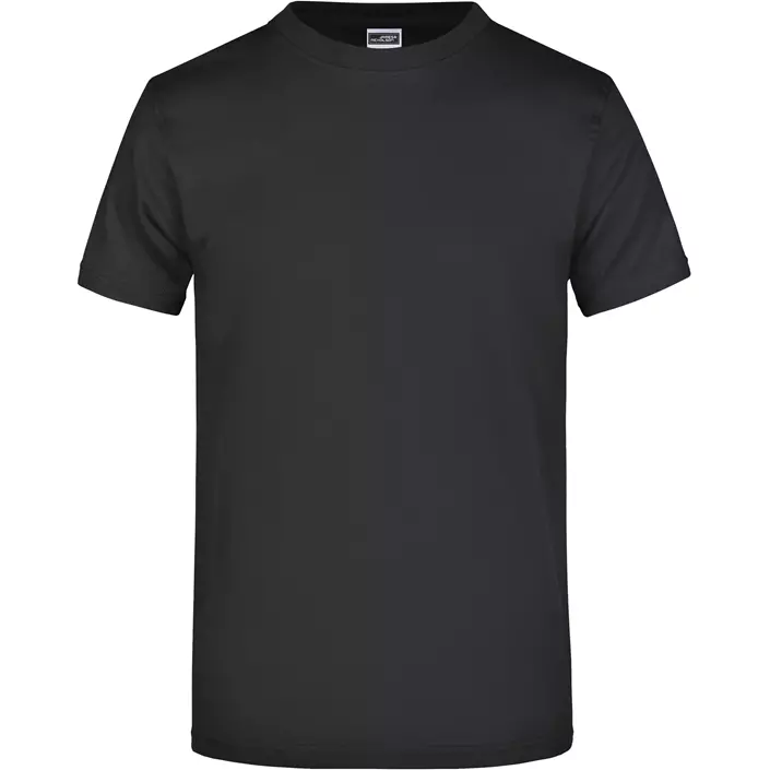 James & Nicholson T-Shirt Round-T Heavy, Schwarz, large image number 0