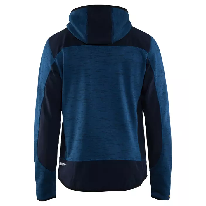 Blåkläder knitted softshell jacket X4930, Blue/Marine, large image number 1