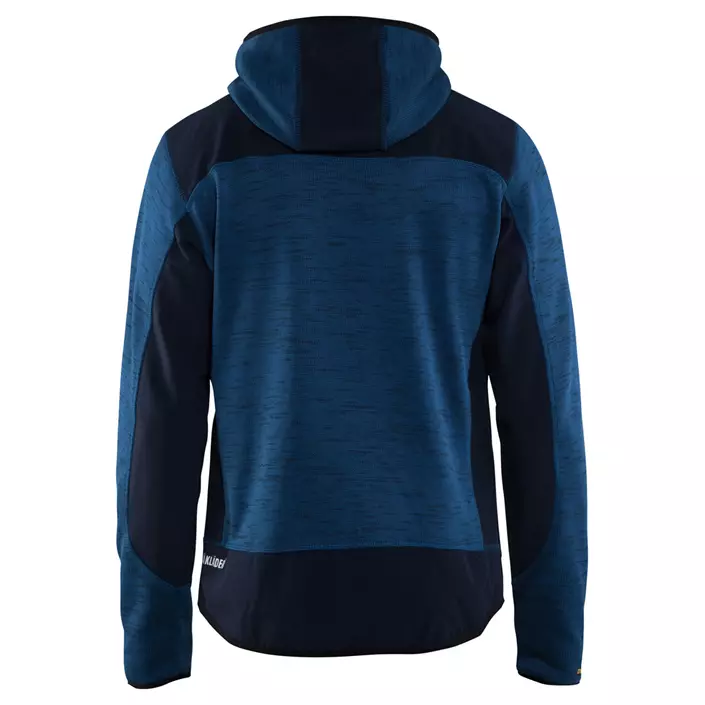 Blåkläder knitted softshell jacket X4930, Blue/Marine, large image number 1