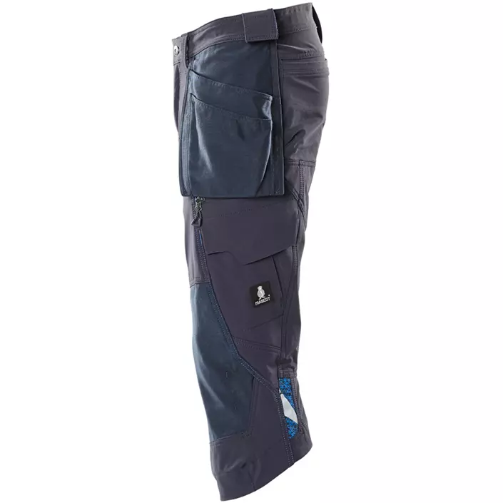 Mascot Accelerate craftsman knee pants full stretch, Dark Marine Blue, large image number 3