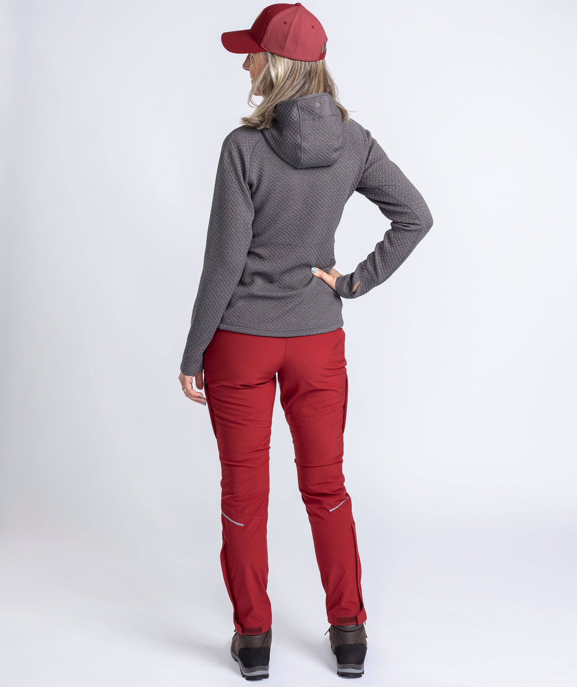 Pinewood Wilda Stretch dame skalbukser, Dark Tomato, large image number 11