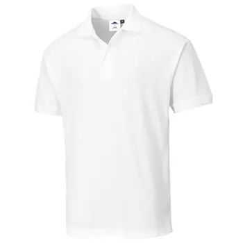 Portwest Napels polo T-shirt, Hvid