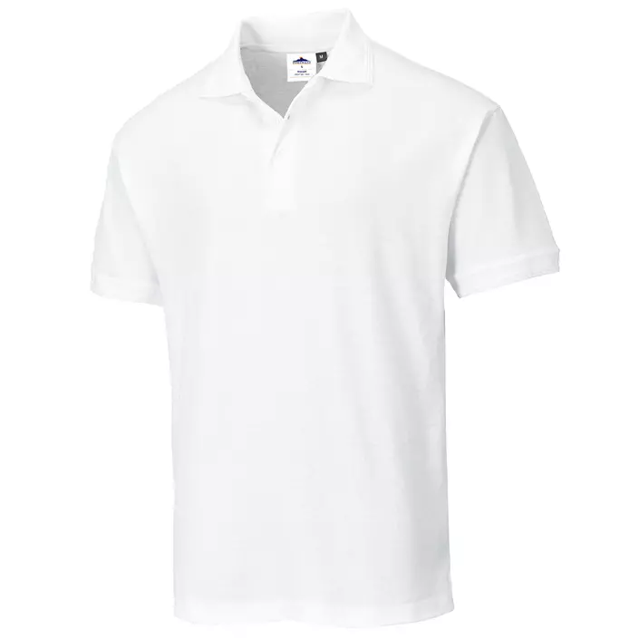 Portwest Napels polo T-skjorte, Hvit, large image number 0