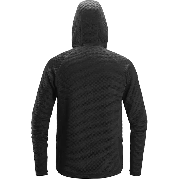 Snickers FlexiWork hoodie med dragkedja 8405, Black/Black, large image number 1