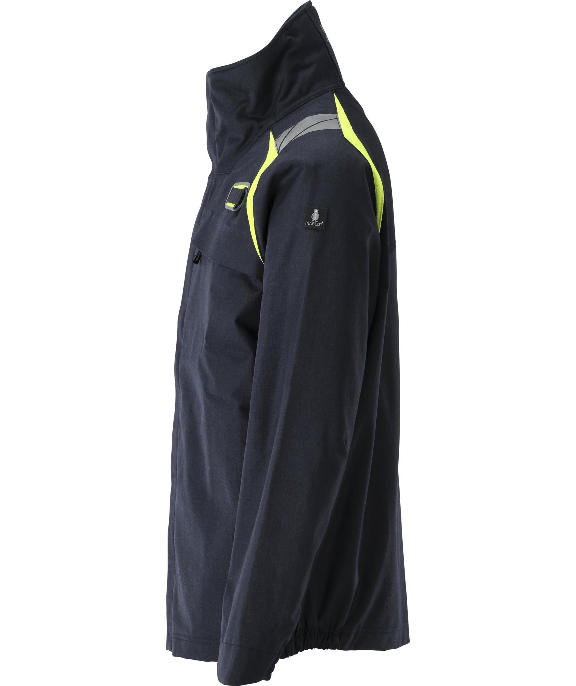 Mascot Accelerate Multisafe jacket, Dark Marine/Hi-Vis Yellow, large image number 3