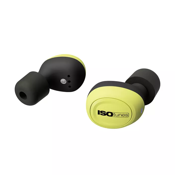 ISOtunes Free 2.0 hörselkåpor med Bluetooth, Svart/Grön, Svart/Grön, large image number 1