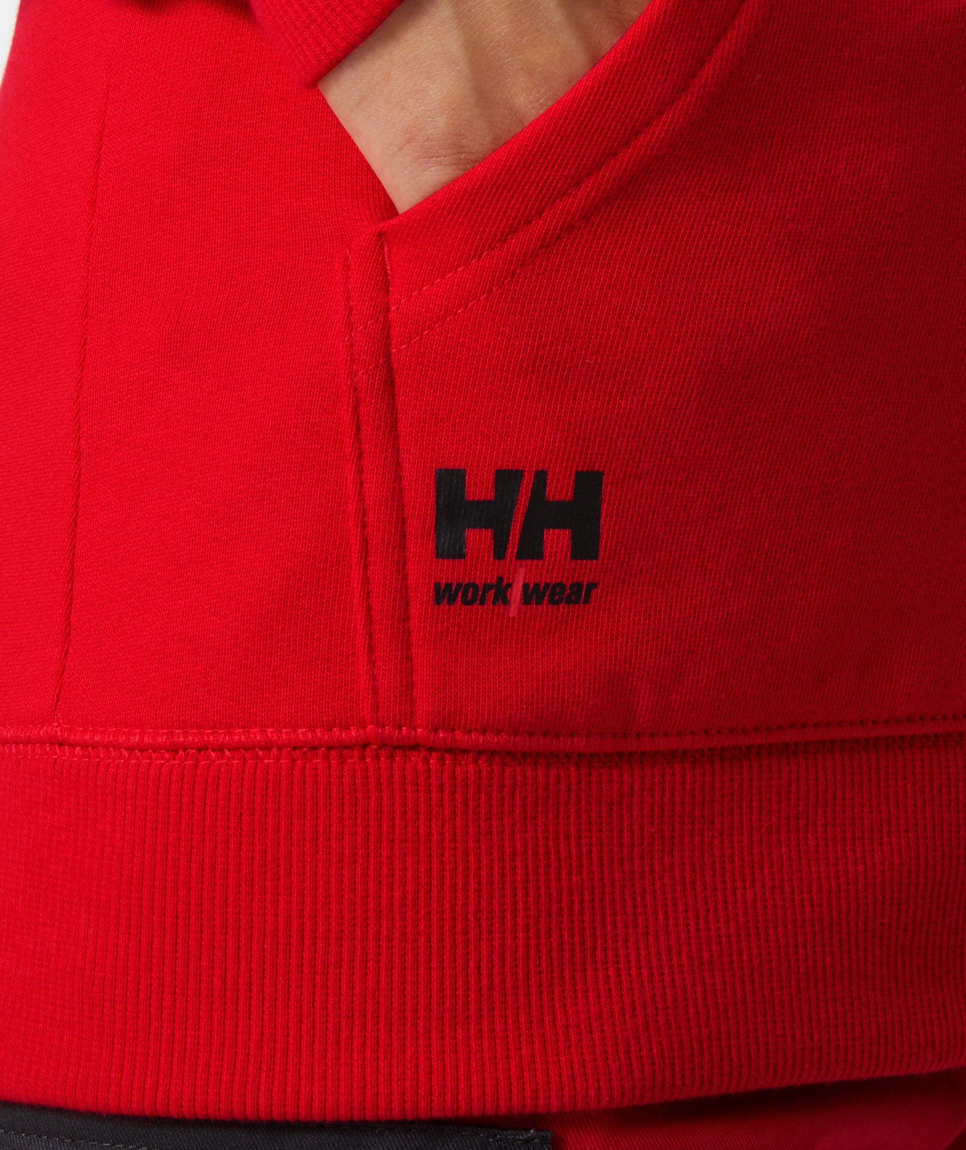 Helly Hansen Classic women's hoodie with zipper, Alert red, large image number 5