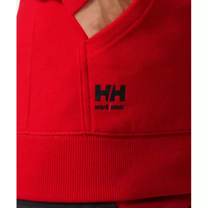 Helly Hansen Classic hoodie med dragkedja dam, Alert red, large image number 5