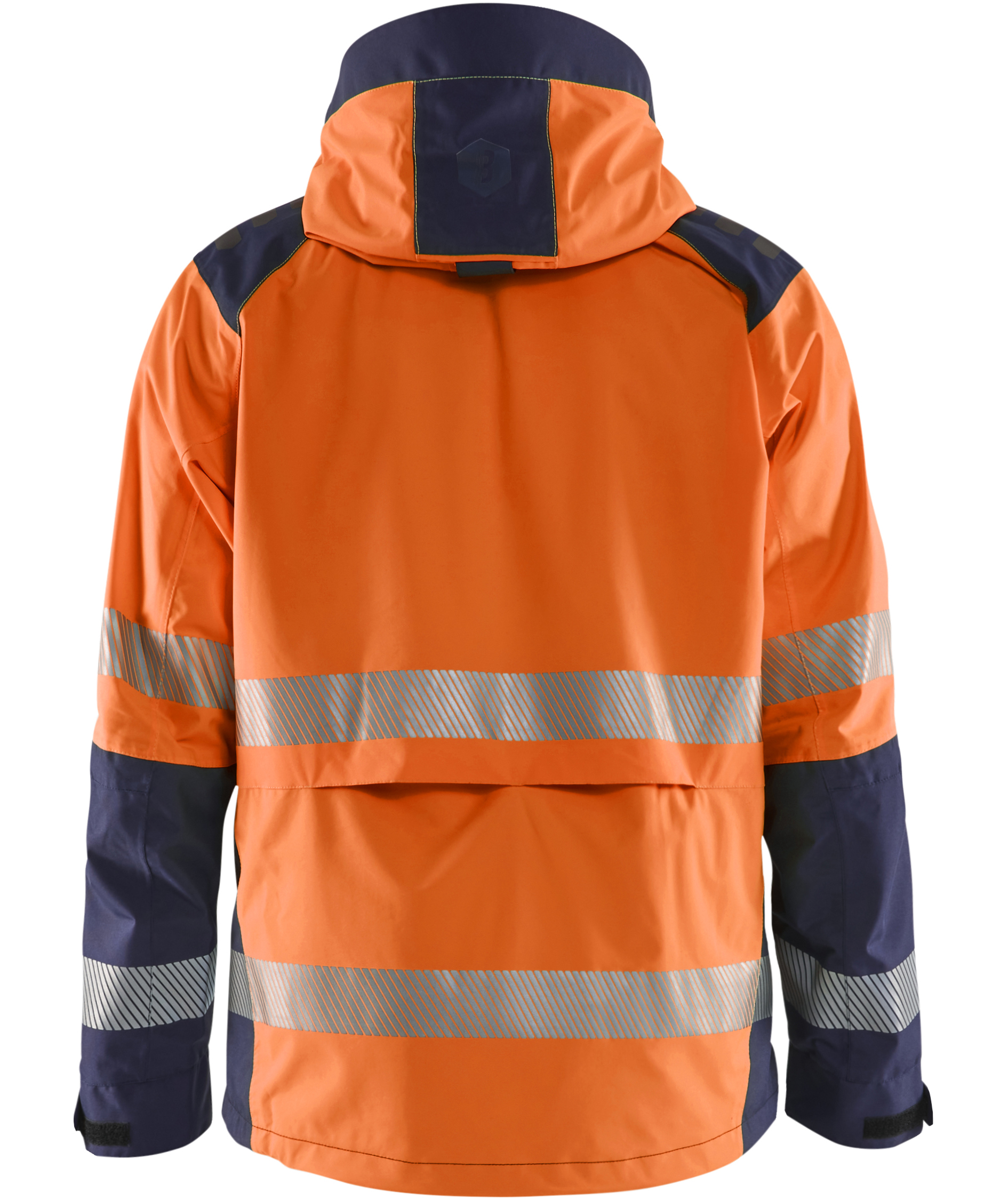 Bl&aring;kl&auml;der skaljakke, Hi-Vis Orange/Marine, large image number 2