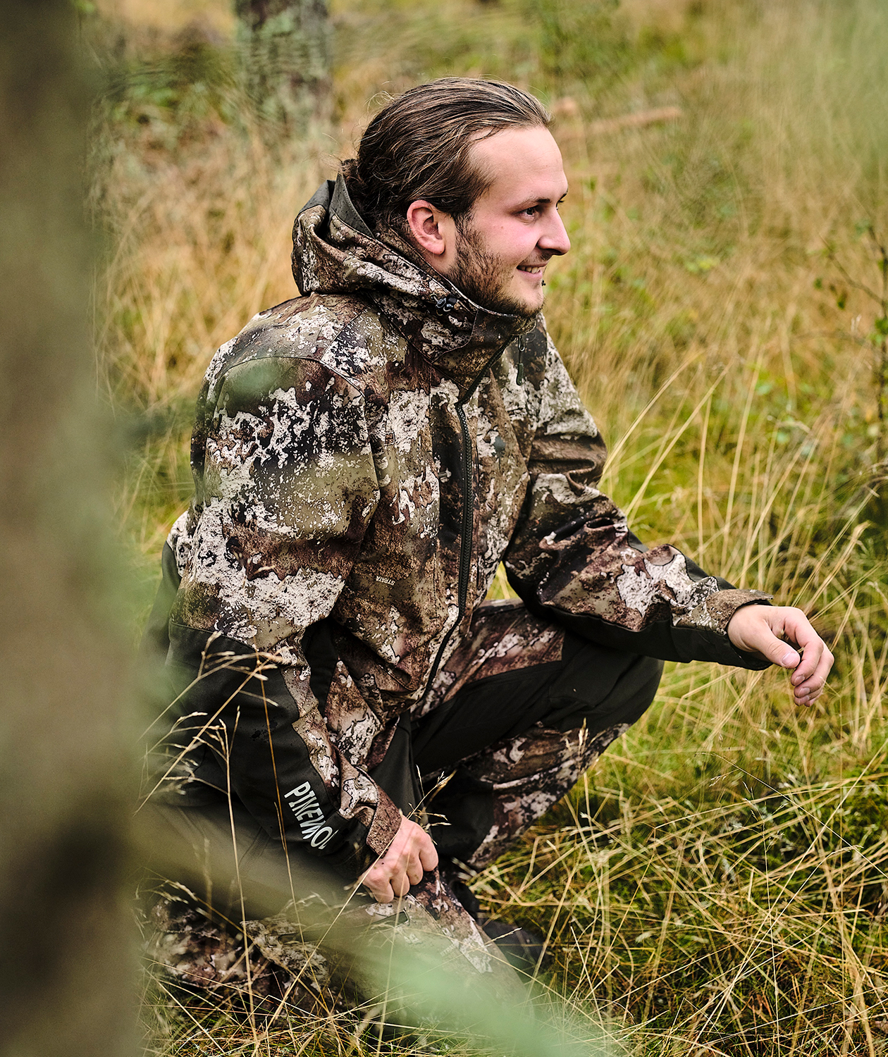 Pinewood Furudal Tracking Camou jakke, Strata/Mossgr&oslash;n, large image number 3